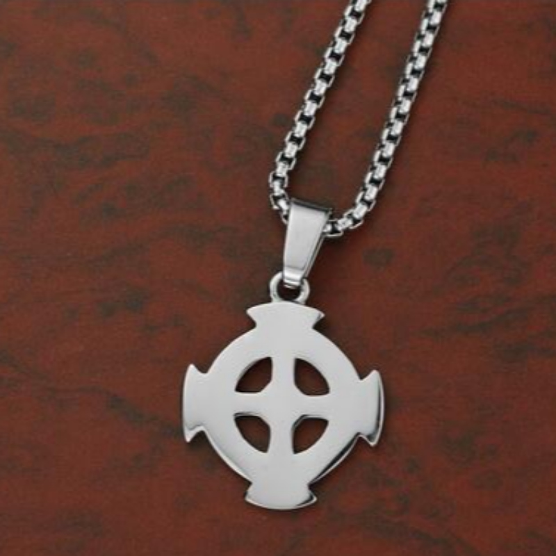 Osobní šperky korejský módní muž\\\\\'s Stainless Steel Cross Pendant tag Retro Pattern Cross Pendant